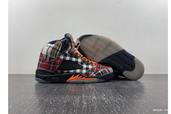 Rep EP Plaid Retro 5 FD4814-008 FD4814-008  Jordan 0130